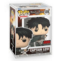 Funko POP Anime: Attack on Titan - Captain Levi Ackerman Vinyl Figure with Epic Collectibles Premium Box Protector Included